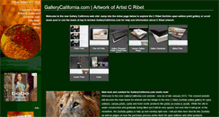 Desktop Screenshot of gallerycalifornia.com